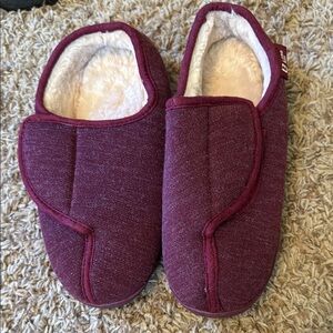 Cozy Burgundy Slippers
